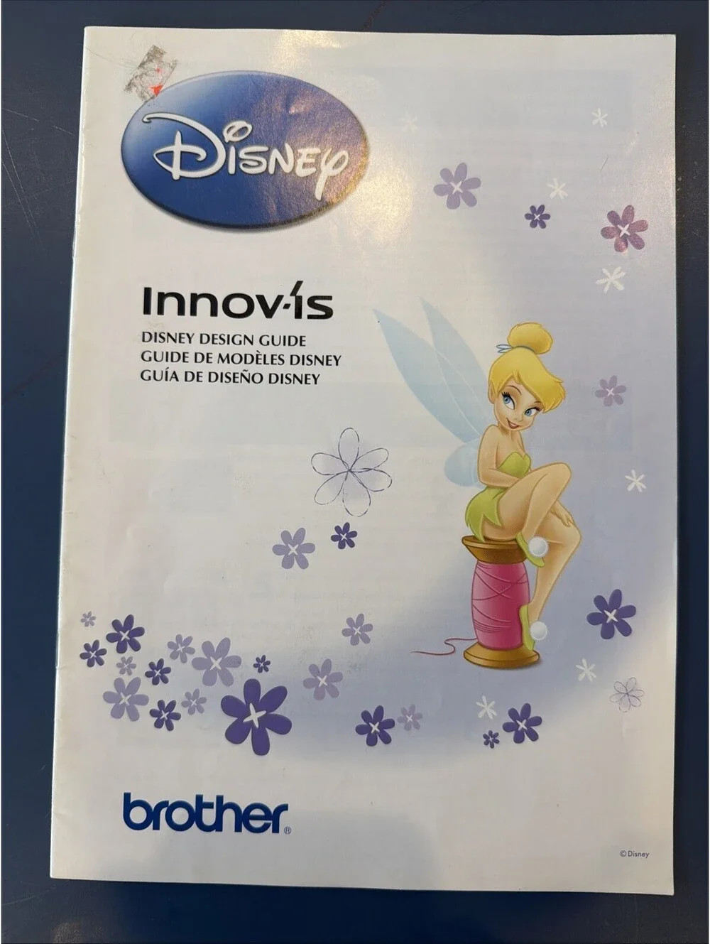 Brother Innovis Embroider Disney Design Guide Booklet
